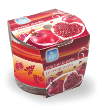 Pan Aroma Sleeve Wrap Candle Pomegranate
